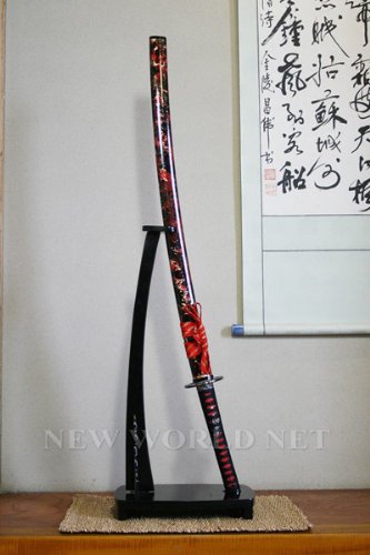 Amazon | 【美術模造刀剣】 前田慶次郎利益拵え 大輪鍔 三本杉 | 民芸